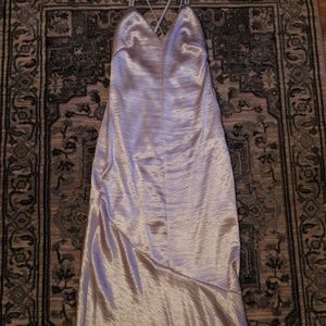 Silver maxi dress